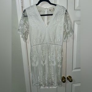 Altard State white lace dress in Large.